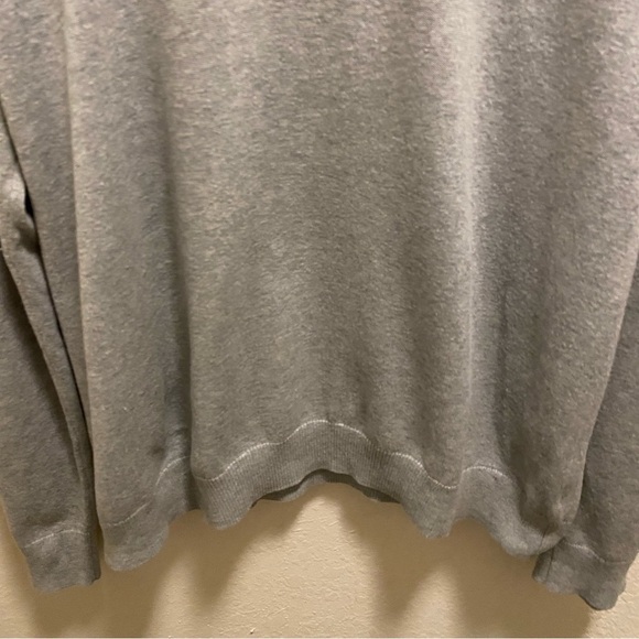 J. McLaughlin Grey Men's Quarter Zip Knit Sweater Size L - Picture 9 of 9